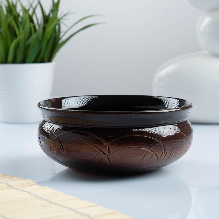 Тарелка глубокая Тарелка глубокая "Скифская средняя" 0,5л / 14х6см, старина