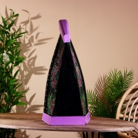 Интерьерная подставка "Лодочка" албезия 30х22х65 см