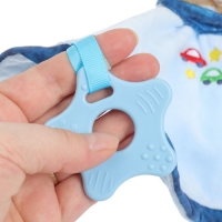 Комфортер - игрушка &laquo;Мишка&raquo;, погремушка, цвет голубой, Mum&Baby