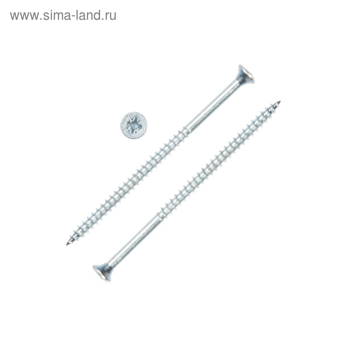 Саморезы универсальные оцинкованные, 5х90 мм, 100 шт