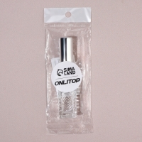 Флакон для парфюма &laquo;Прозрачный узор&raquo;, с распылителем, 15 мл, цвет серебристый