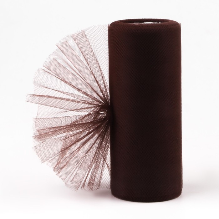 Фатин, 15 см, 11 &plusmn; 1 г/кв.м, 23 &plusmn; 1 м, цвет коричневый №29