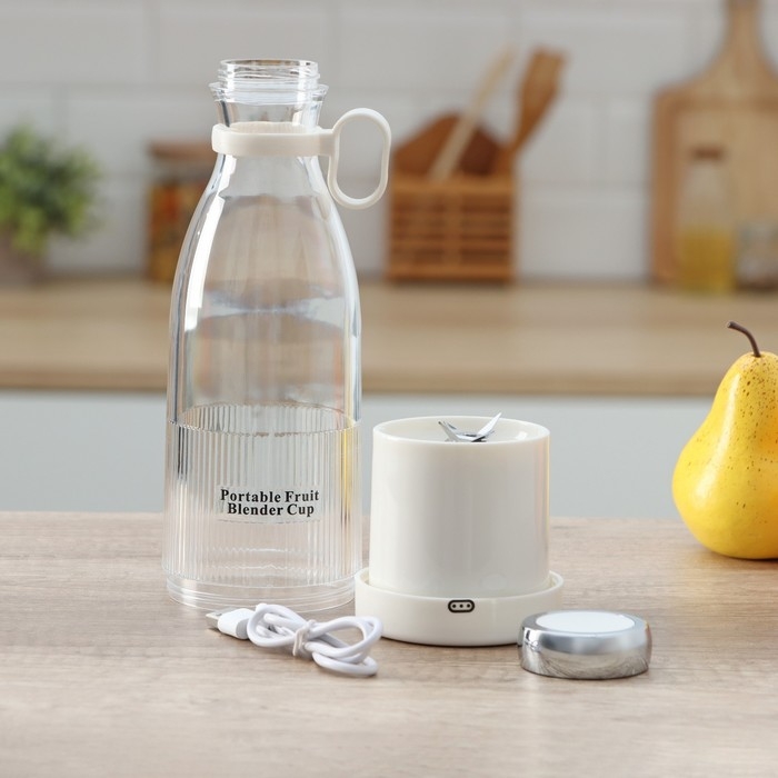 Блендер портативный Glory, 10&times;10&times;26 см, переносной