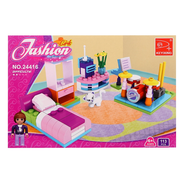 Конструктор &laquo;Комната мечты&raquo;, 108 деталей