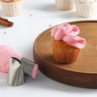 Насадка кондитерская KONFINETTA &laquo;Лепесток большой&raquo;, d=3,4 см, выход d=3 см, нержавеющая сталь