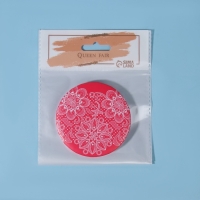 Зеркало складное &laquo;Кружево&raquo;, d = 7,5 см, рисунок МИКС