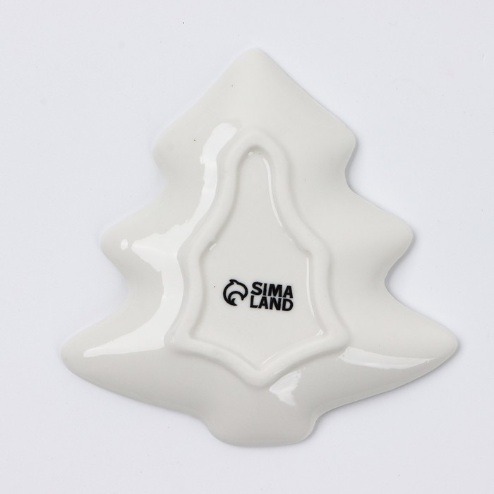 Новый год. Подставка под чайный пакетик &laquo;Тепла&raquo;, 8,7 х 8,5 см