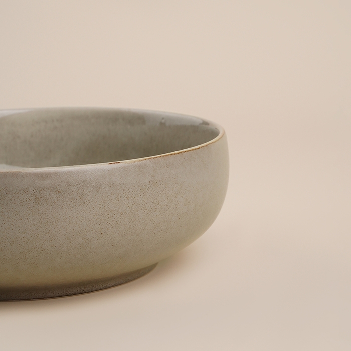 Набор салатников фарфоровых SL Home &laquo;Мольвено&raquo;, 720 мл, d=16,5 см, цвет коричневый