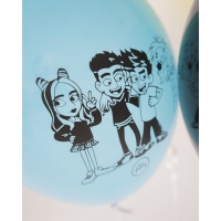 Шар латексный 12" &laquo;Влад А4&raquo;, набор 5 шт., МИКС