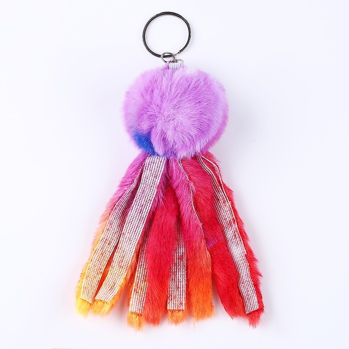 Мягкая игрушка &laquo;Осьминог&raquo;, на брелоке, 11 см, цвета МИКС