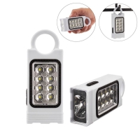 Фонарь кемпинговый, 3 Вт, от батареек 3&times;АА, 2 режима, 15&times;5 см, белый