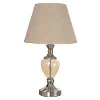 Лампа настольная 16713/1 E27 40Вт хром 28х28х50 см RISALUX