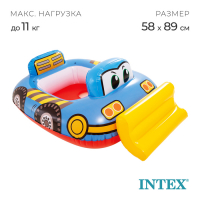 Круг для плавания с сиденьем &laquo;Транспорт&raquo;, от 1-2 лет, МИКС, 59586NP INTEX