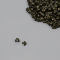 Верхний ограничитель для молнии, металлический, №3, 1000 &plusmn; 20 шт, цвет антик