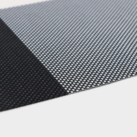 Салфетки сервировочные на стол Доляна &laquo;Настроение&raquo;, 4 шт, 45&times;30 см, цвет бело-чёрный