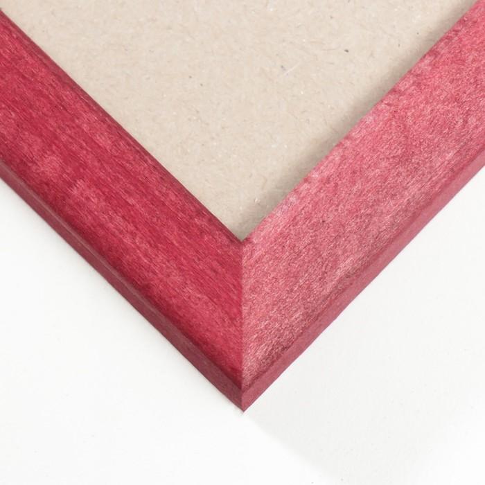 Фоторамка сосна с14 №1 вишня 35х50 см (пластиковый экран)