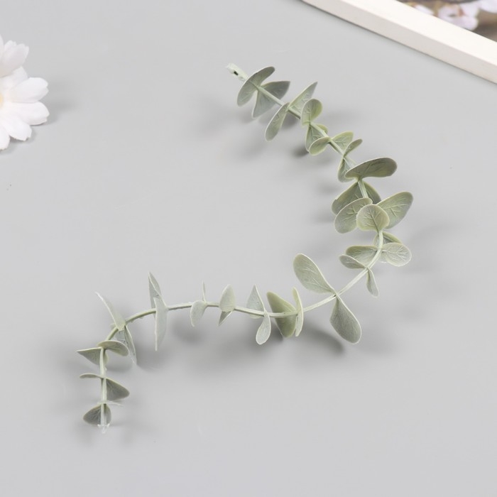 Декор для творчества "Веточка эвкалипта" 28 см