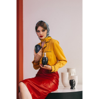 Набор аксессуаров для ванной комнаты SAVANNA &laquo;Вуду&raquo;, 3 предмета (мыльница, дозатор для мыла, стакан), цвет чёрный