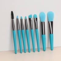 Набор кистей для макияжа &laquo;Bright&raquo;, 8 предметов, чехол, цвет МИКС