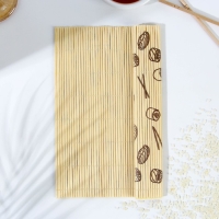 Циновка Макису для приготовления суши и роллов/коврик бамбуковый &laquo;Суши&raquo;, 22 х 24 см