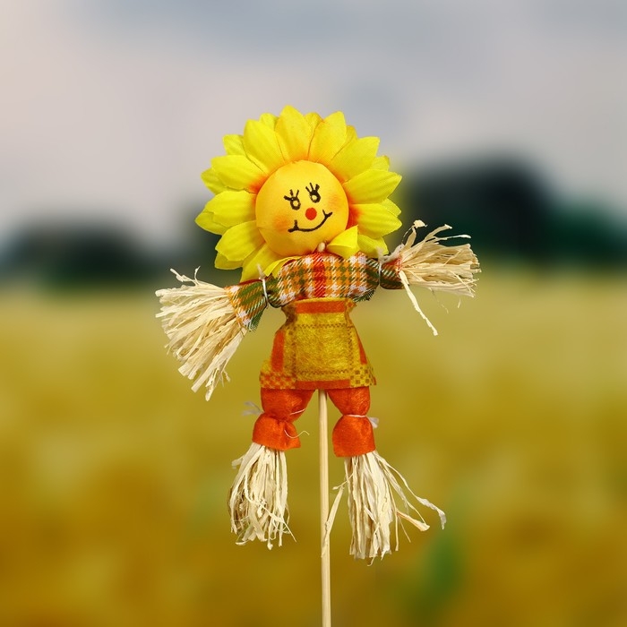 Огородное пугало &laquo;Солнце&raquo;, h = 50 см, МИКС, Greengo