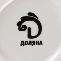 Сахарница Доляна &laquo;Зайка&raquo;, 650 мл, цвет голубой