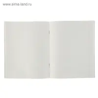 Тетрадь 48 листов в линейку Calligrata &laquo;Графика-2&raquo;, обложка мелованный картон, блок №2, белизна 75% (серые листы), МИКС