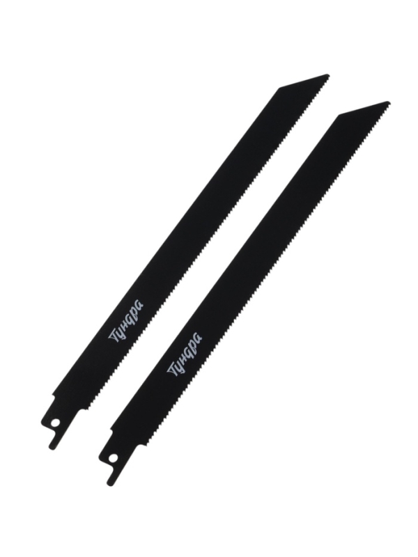 Полотна по металлу для сабельной пилы ТУНДРА, Bimetal, 200/227 х 1.4 мм, 2 шт.