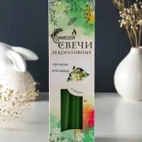 Свечи конические ароматизированные 2,2х24 см (набор 4 шт) 50 гр, 8 ч, жасмин