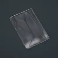 Обложка для проездного, вмещает 2 карты, 50 шт., 250 мкн, прозрачная