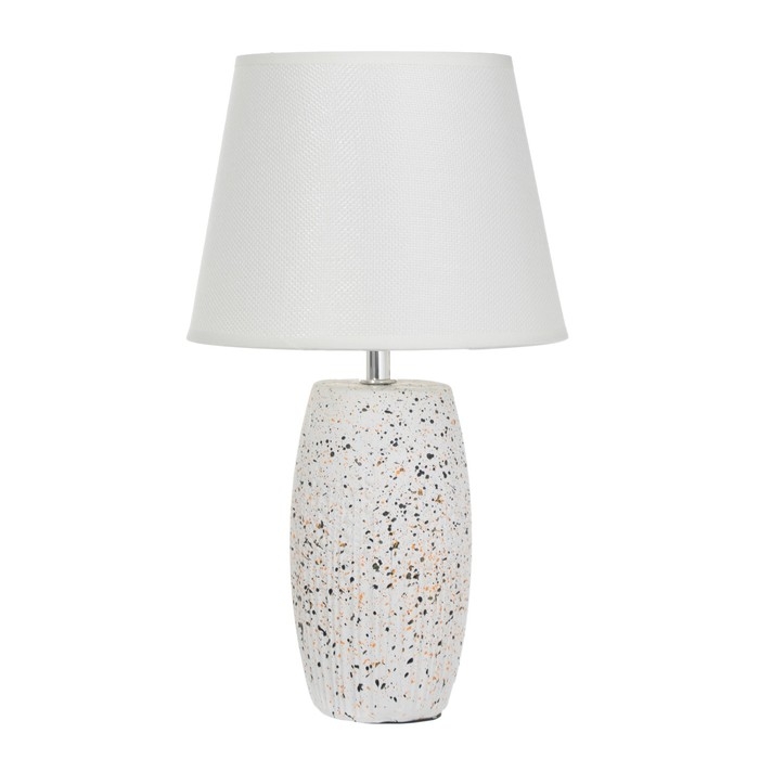 Лампа настольная "Дандан" 1х40Вт Е14 белый 20х20х34см