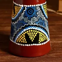 Сувенирный музыкальный инструмент "Барабан Джембе" 40х18х18 см