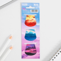 Закладки магнитные для книг, 3 шт &laquo;Аниме. Девочки&raquo;