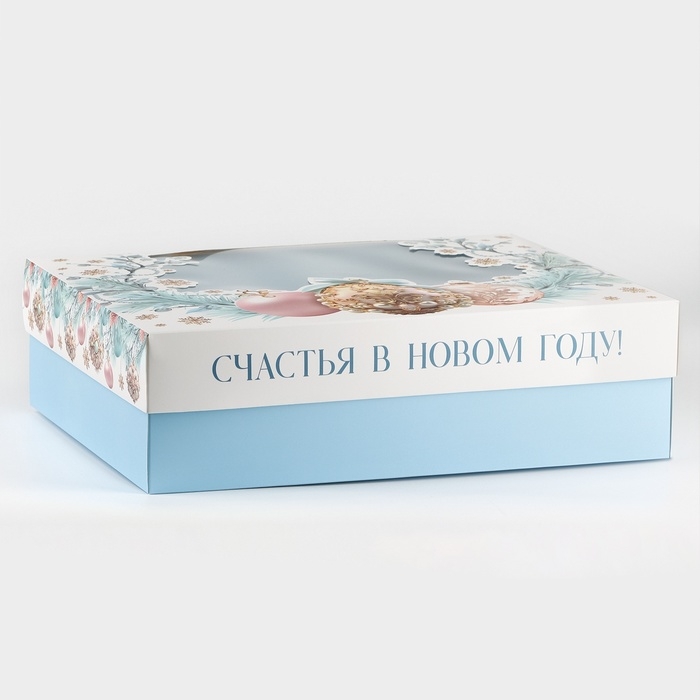 Пакет подарочный новогодний &laquo;Подарок, который ты заслужил&raquo;, 22 х 22 х 11 см