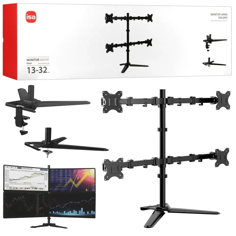 Кронштейн для для четырех мониторов 13"-32" MH-C4 ISA