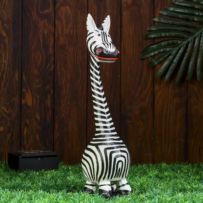Сувенир дерево "Зебра Мироша" 40х12х9 см