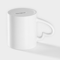 Кружка керамическая под сублимацию Доляна &laquo;Лав стори&raquo;, 320 мл, цвет белый