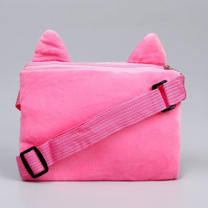 Сумка детская &laquo;Плюшевый котик&raquo;, 17х13х3 см