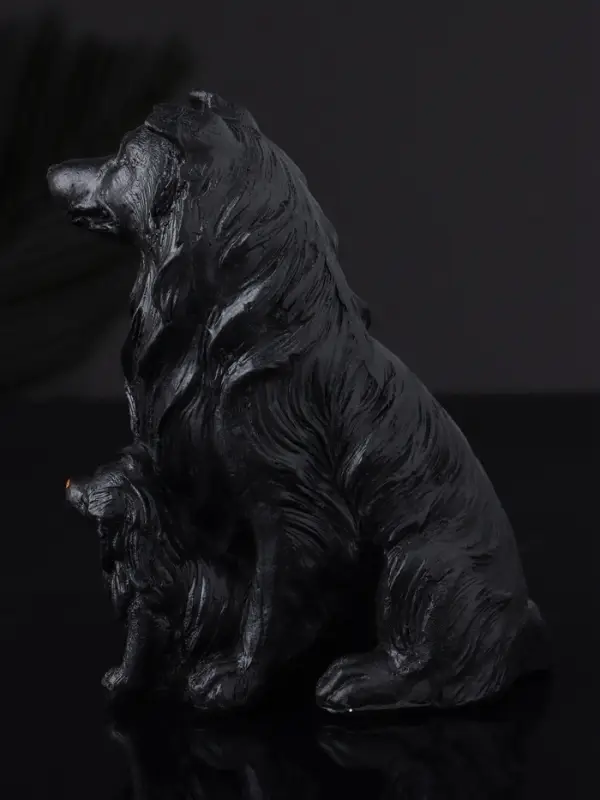 Фигура "Колли" 10х7 см, черный