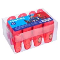 Точилка пластиковая, красная, &laquo;Мстители&raquo;