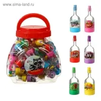 Точилка с контейнером "Бутылочка", МИКС