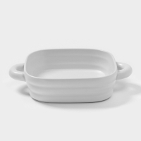 Форма для запекания Доляна &laquo;Зефир&raquo;, 1,5 л, 21&times;21 см, квадратная, керамика, белая