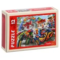 Пазлы &laquo;Забавные котики №5&raquo;, 12 элементов