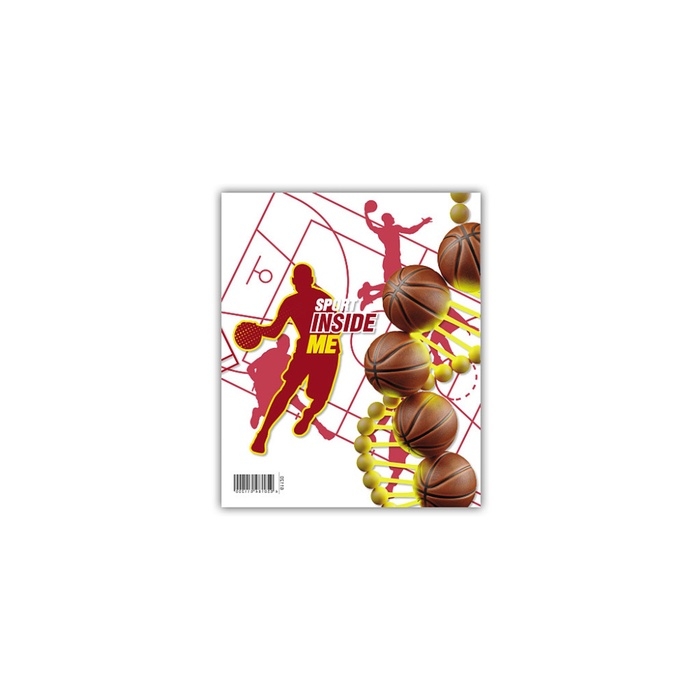 Набор обложек ПП 12 шт, 212 х 347 мм, 80 мкм, ErichKrause "Sport DNA", для тетрадей и дневников, фиксированная, прочные швы, микс