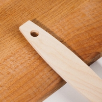 Лопатка деревянная &laquo;Берёза ЛЮКС&raquo;, большая в евро-слоте, 245&times;45&times;4 мм