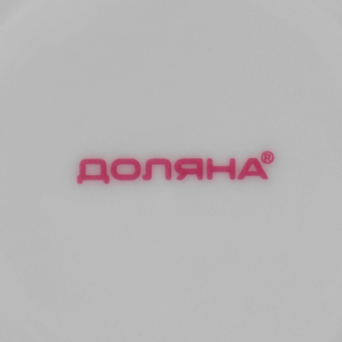 Тарелка керамическая обеденная Доляна &laquo;Мрамор&raquo;, d=24 см, цвет серый