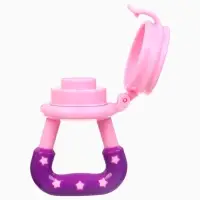 Ниблер для прикорма, с силиконовой сеточкой "Принцесса", цвет розовый