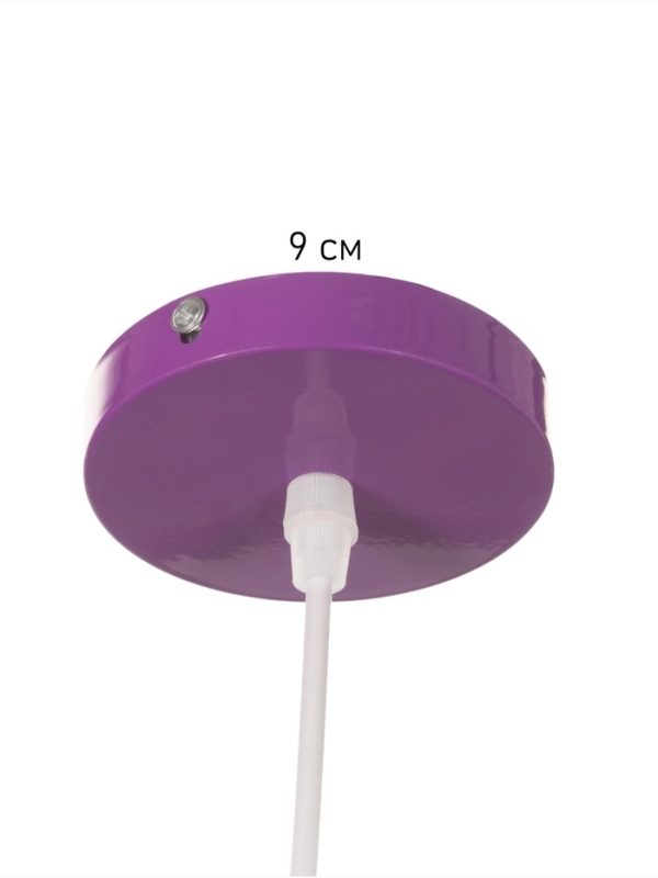 Светильник Edward 1х40Вт Е27 пр-1м темно-фиолетовый 25х21,5х18см