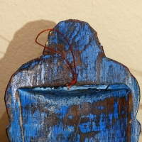 Сувенир "Голова Будды" албезия 15 см