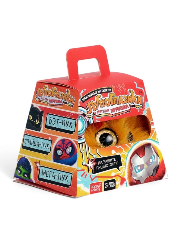 Мягкая игрушка &laquo;Лупоглазики. Плюшевые мстители: Броне-пух&raquo;